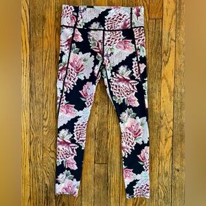 Athleta Floral Leggings